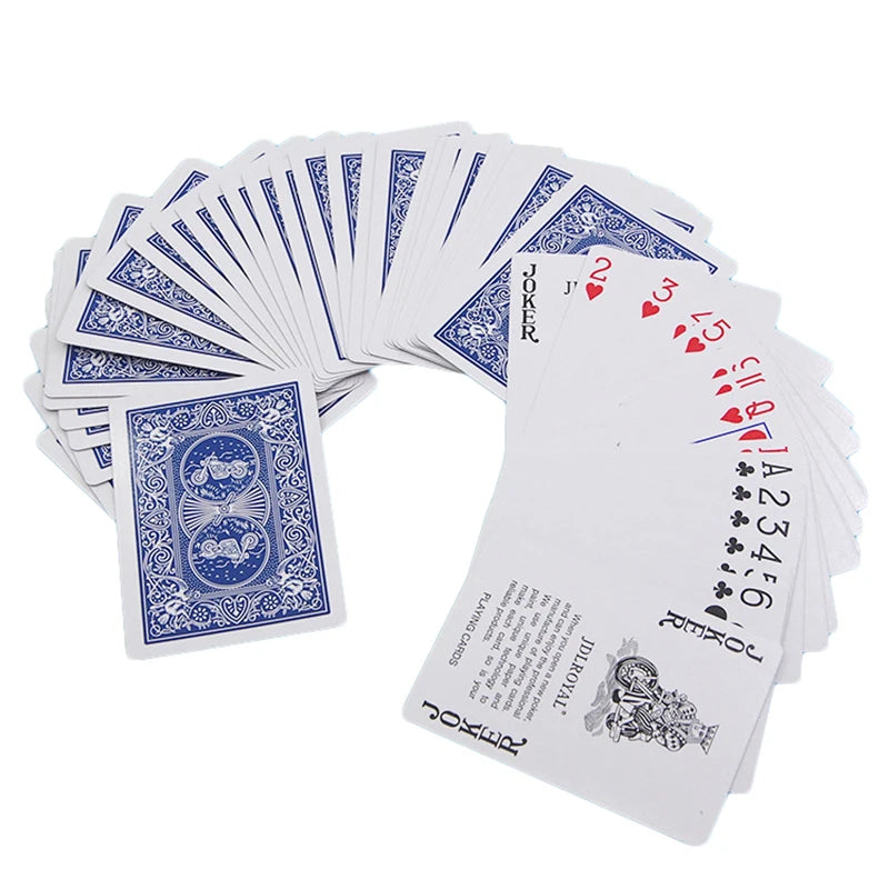 Newest Jdlroyal Poker Red/Blue Regular Playing Cards Standard Sealed Decks Magic Tricks Poker Playing Cards Magice Tricks GYH